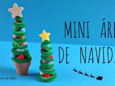 Manualidades para Navidad, Mini Árbol de Navidad, Abeto de Navidad Kawaii