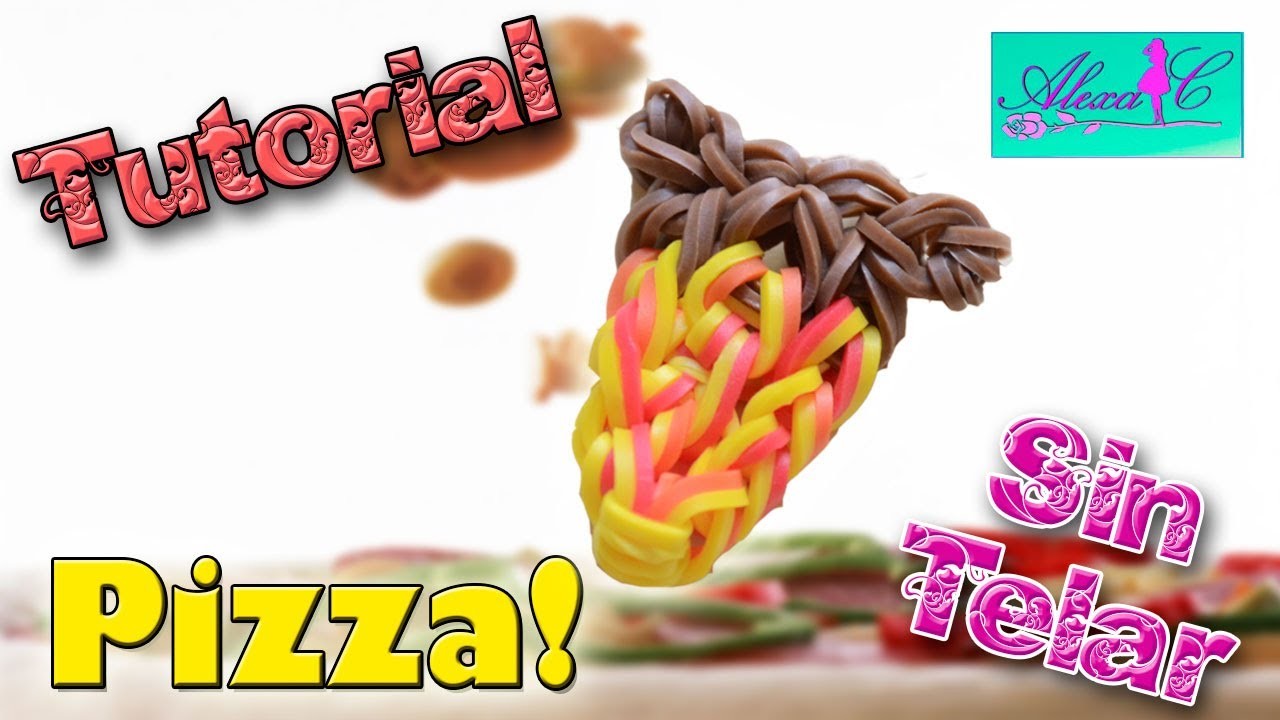 ♥ Tutorial: Pizza de gomitas (sin telar) ♥
