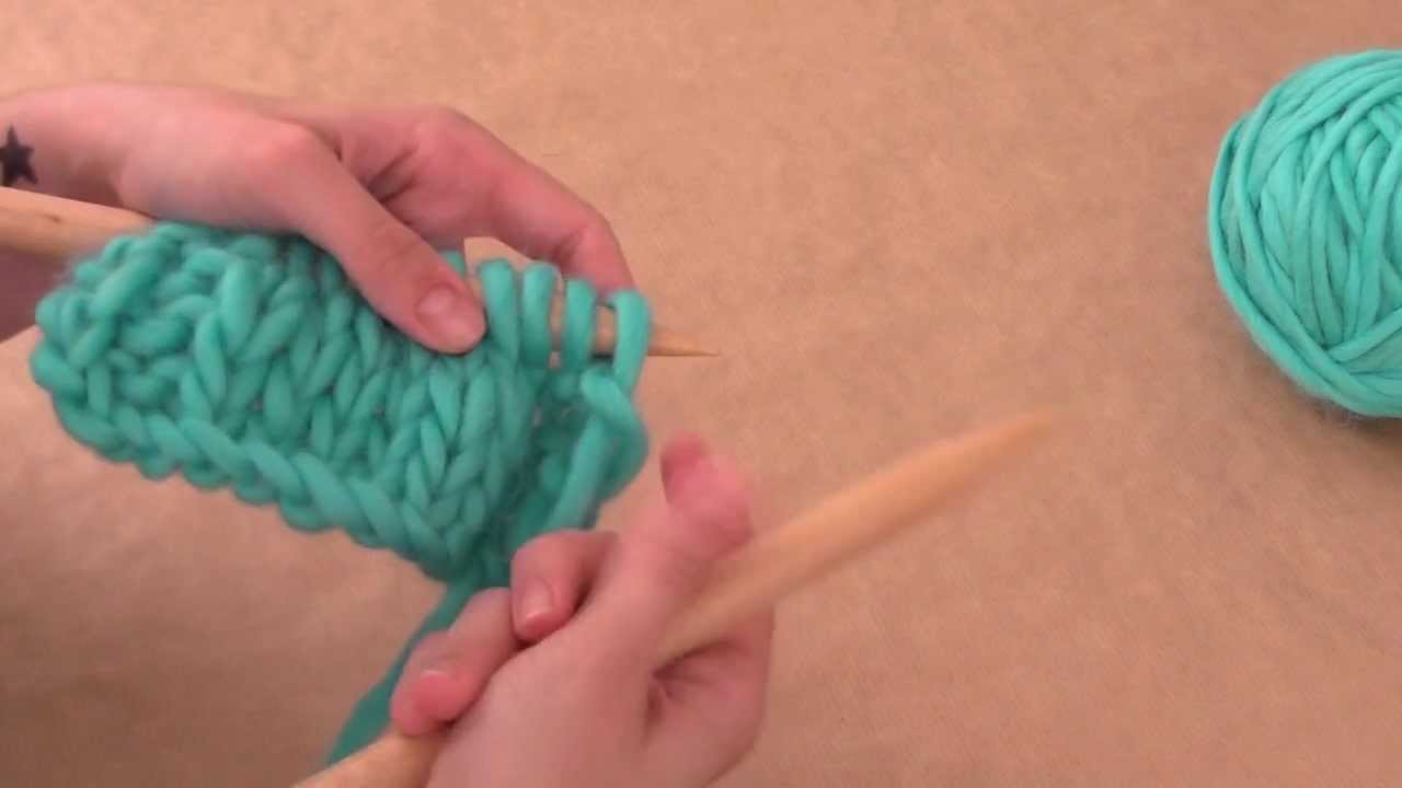 Aprende a tejer - ¿Cómo tejer ochos?