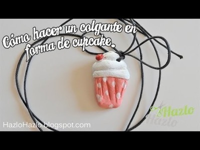 Cómo hacer un colgante cupcake.