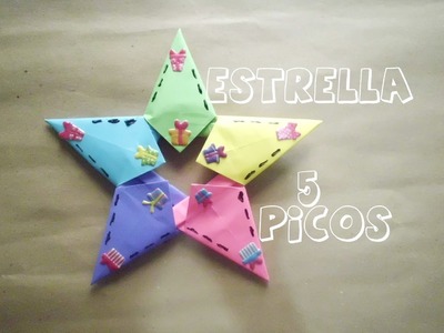 Estrella de Papel - 5 picos