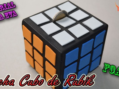 ♥ Tutorial: Hucha cubo de Rubik de Goma Eva (Foamy) ♥
