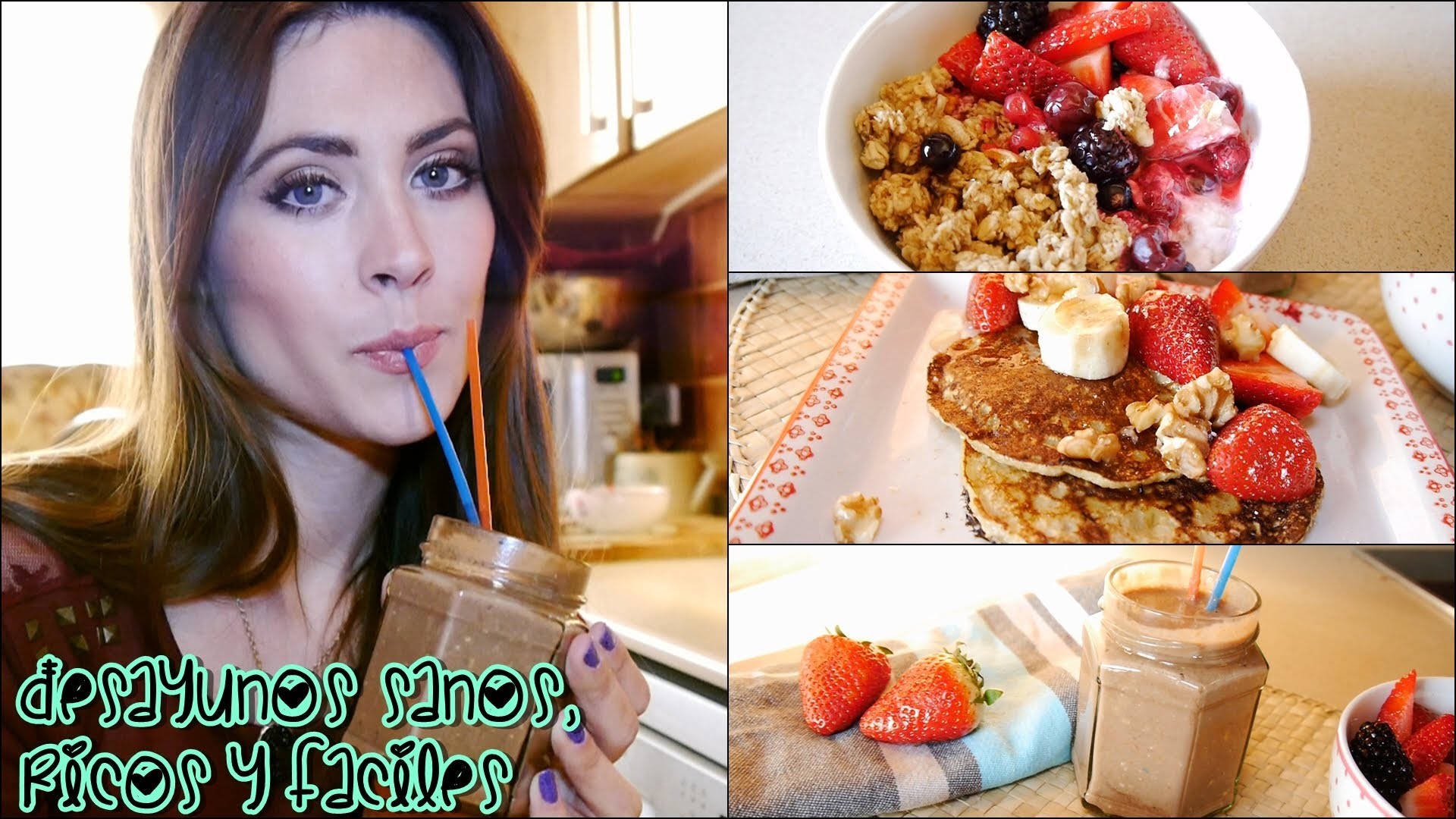3 desayunos rápidos, deliciosos y saludables! 3 fast, yummy and healthy breakfast ideas!