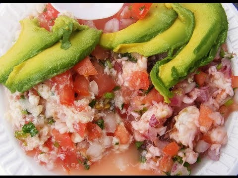 Ceviche de camarón - Shrimp ceviche recipe