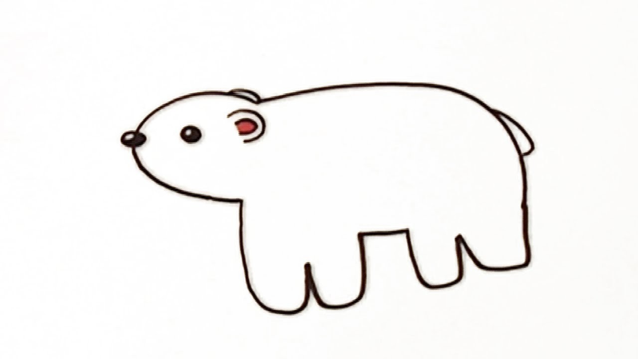 Dibuja un oso - Aprende manualidades para niños