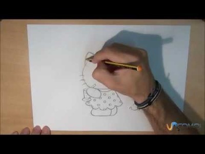 Dibujar a Hello Kitty - How to draw Hello Kitty
