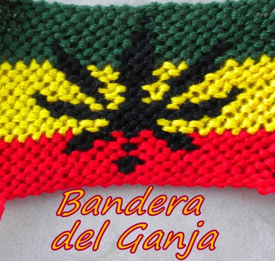 Pulsera de Hilo: Bandera del Ganjah Parte 1