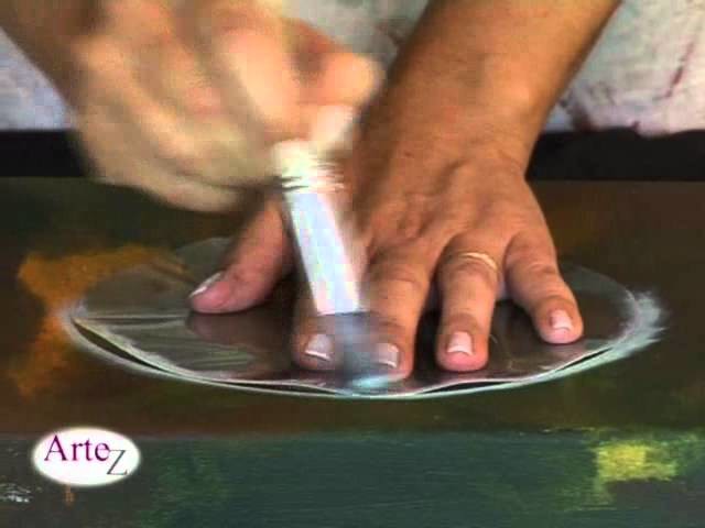 Técnica de pintura a pincel seco