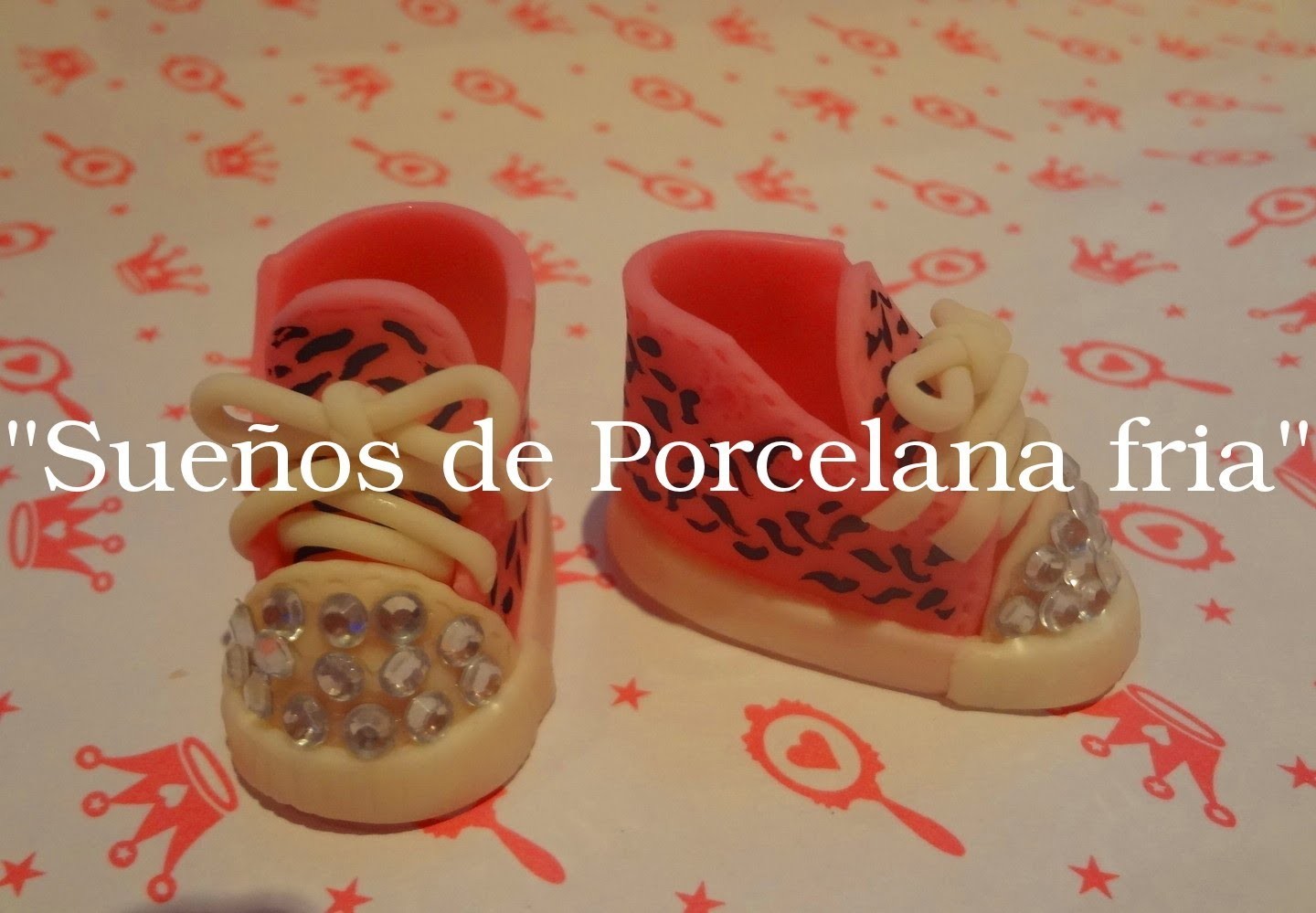 Zapatillas en Porcelana fria "Serie Zapatos" parte 1