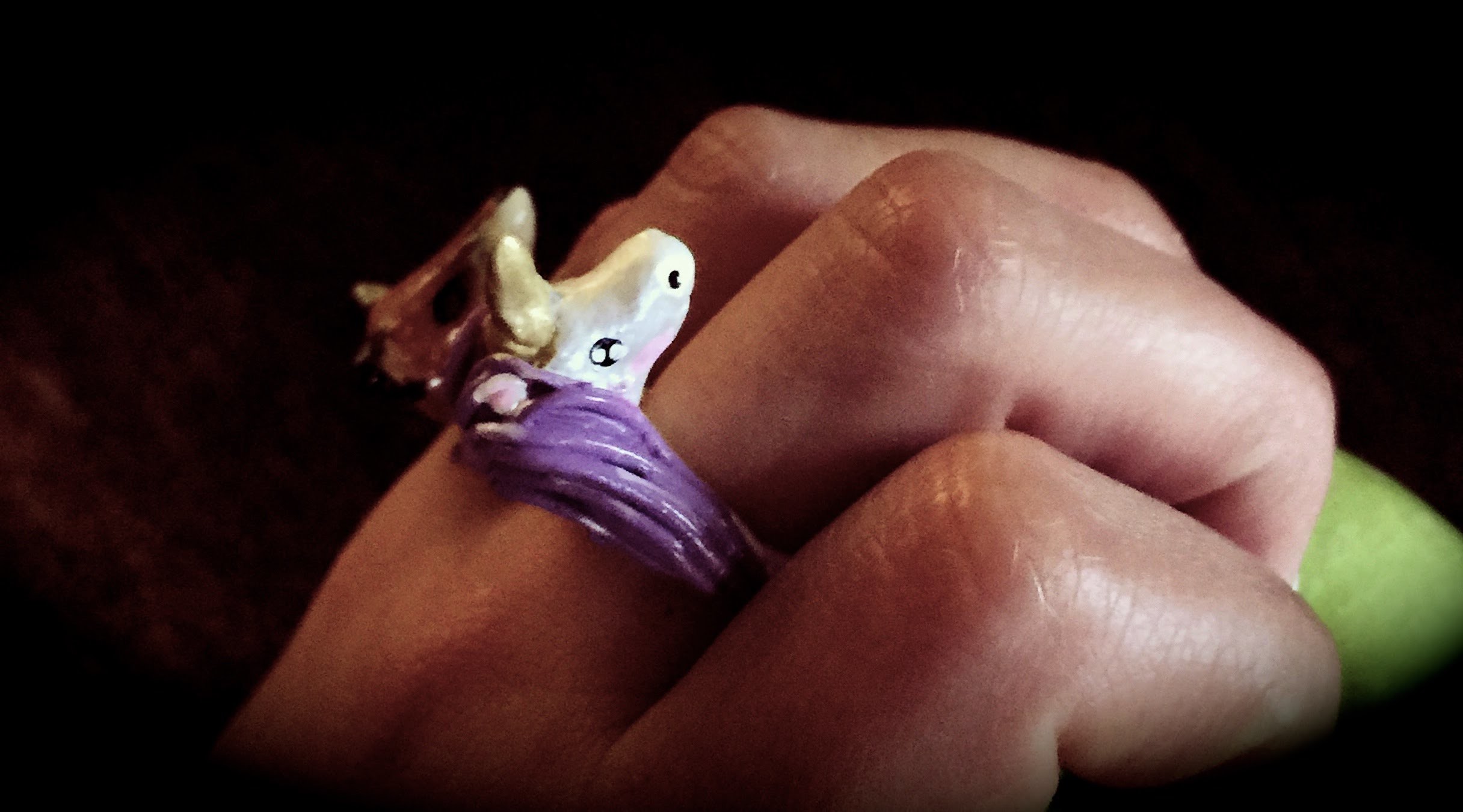 DIY: polymer clay unicorn ring.como hacer un anillo de unicornio