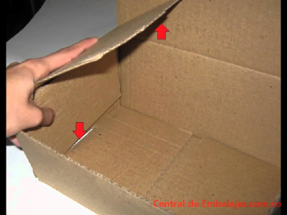 Cómo armar una caja de carton tipo cofre
