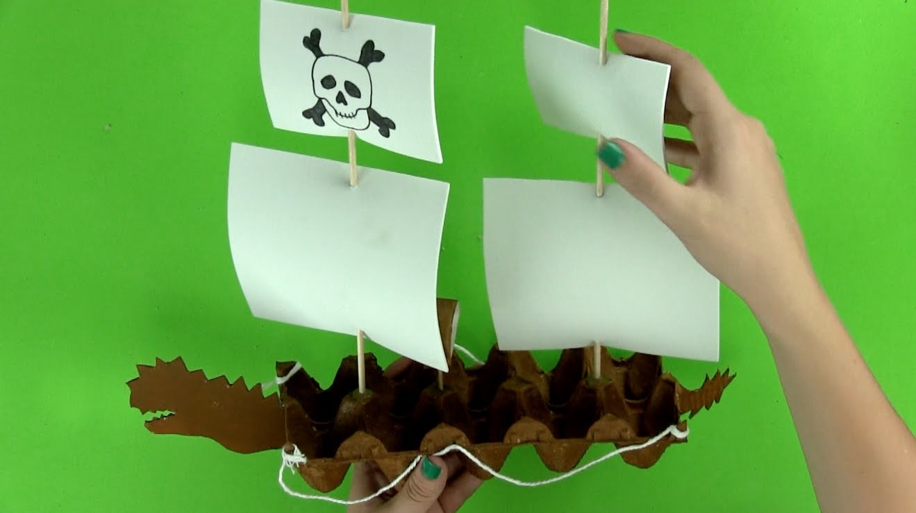 Cómo hacer un barco pirata paso a paso