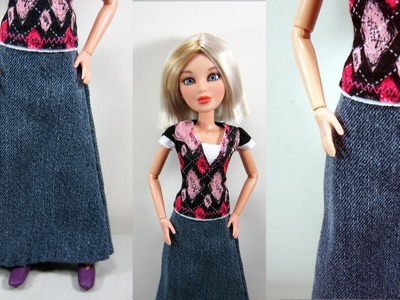 Manualidades para muñecas: Como hacer una falda para muñecas