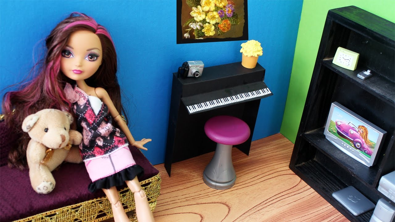 Manualidades para muñecas : Cómo hacer un piano para muñecas