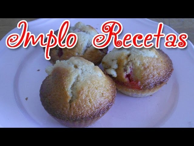 Muffins de Fresa - Implo Recetas