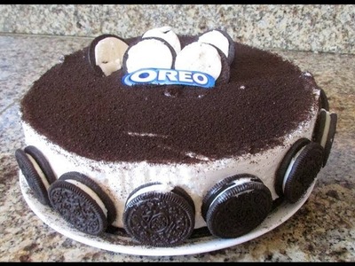 Pastel de Oreo sin Hornear.Oreo cake  No Bake