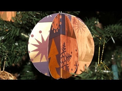Adornos para el Árbol de Navidad 5: Esferas 3D - DIY - Christmas Tree Decoration 5: 3D Spheres