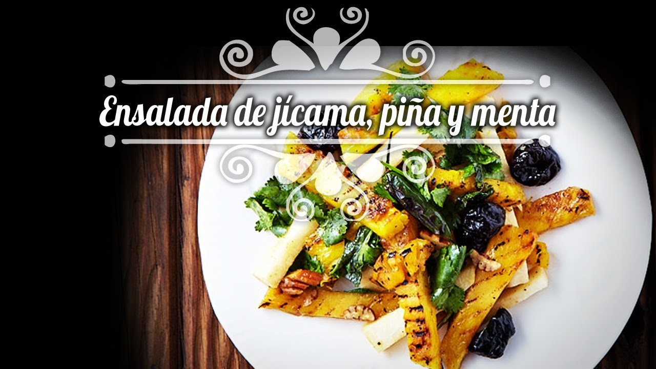 Chef Oropeza Receta:Ensalada de Jícama y Piña