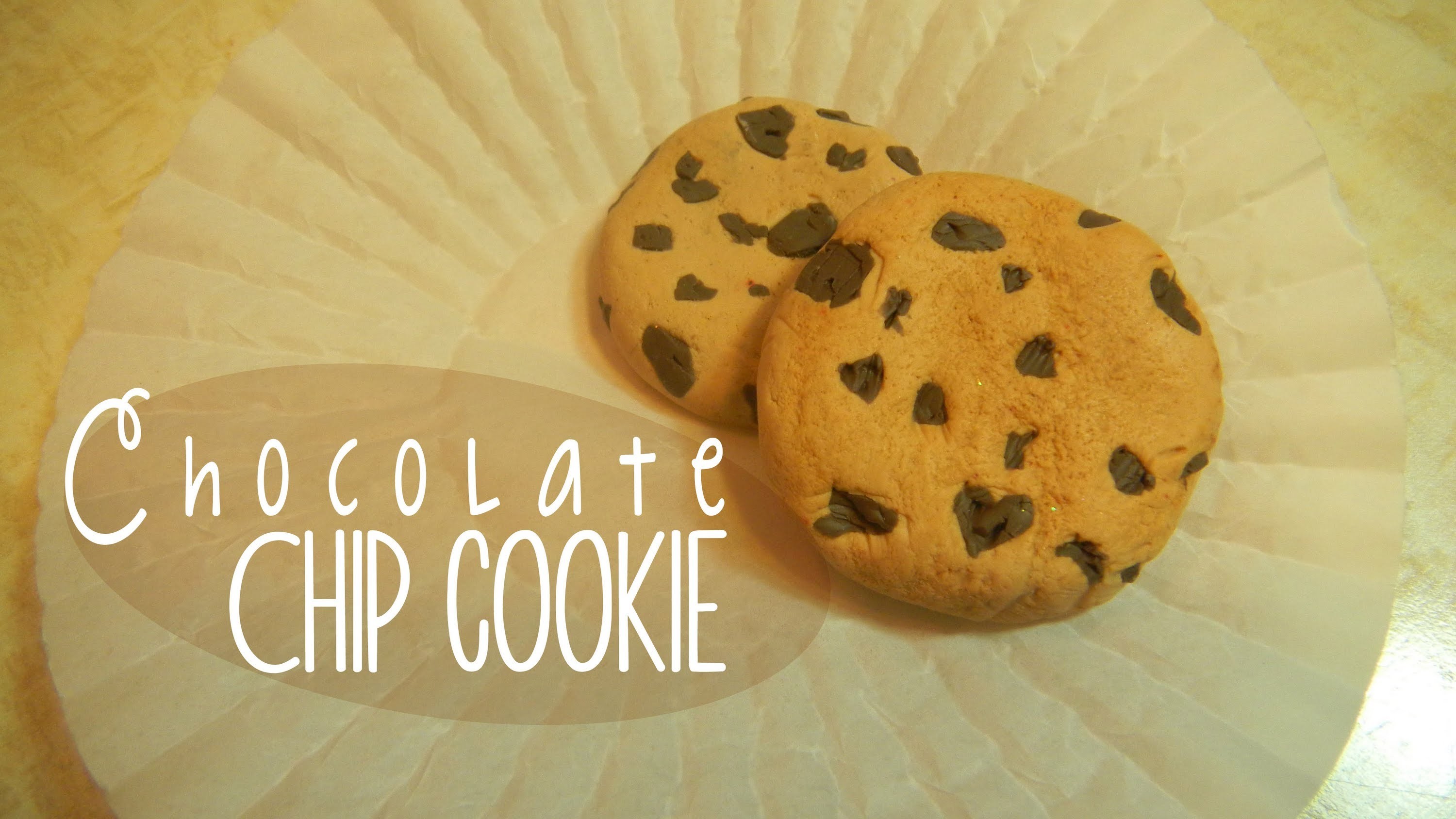 Chocolate Chip Cookie (Tutorial.Arcilla Polimerica)