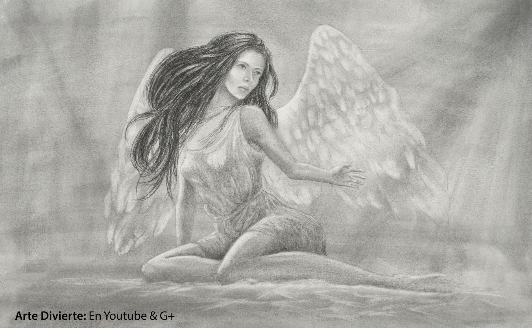 Cómo dibujar un ángel con nuestra invitada Domerelly- Arte Divierte.