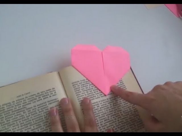 Cómo hacer un marcapáginas con forma de corazón | facilisimo.com