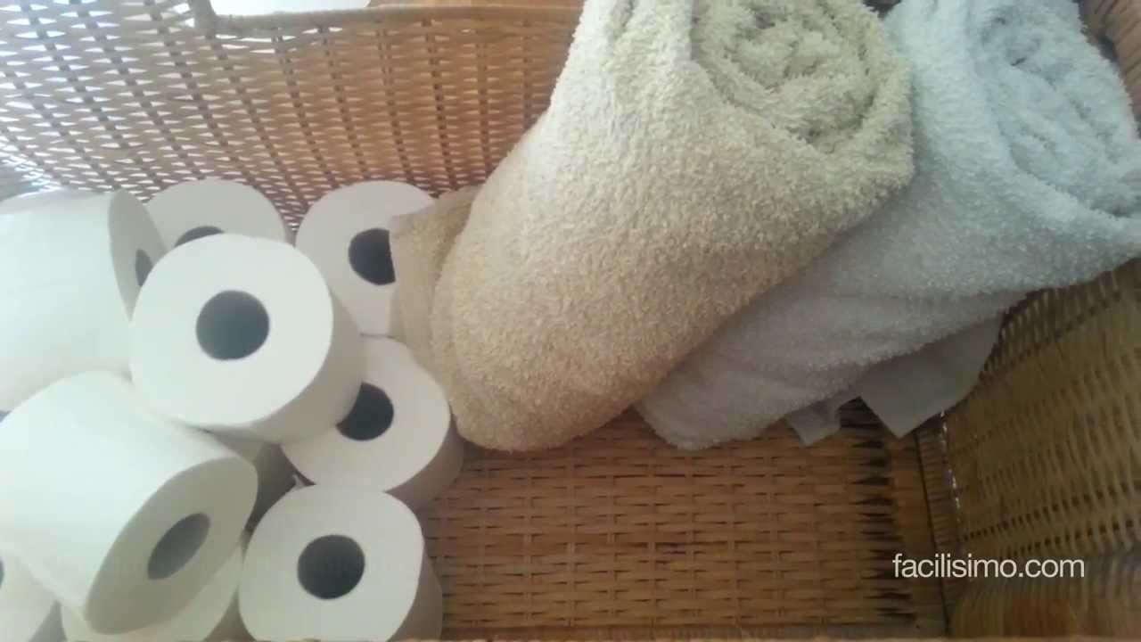 Cómo hacer un toallero con una caja de mimbre | facilisimo.com