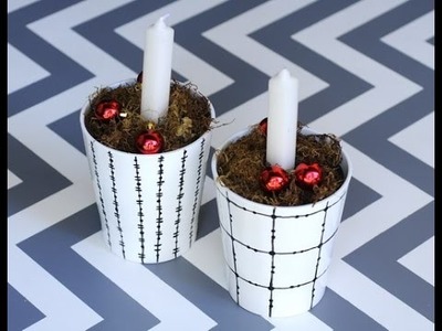 Como pintar Ceramicas -Macetas - Esmaltes acrilicos Eterna - Lidia Gonzalez Varela