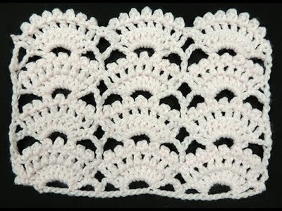 Crochet : Punto Abanico # 8