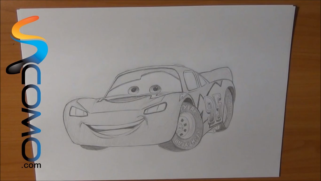 Dibujar a Rayo McQueen de Cars