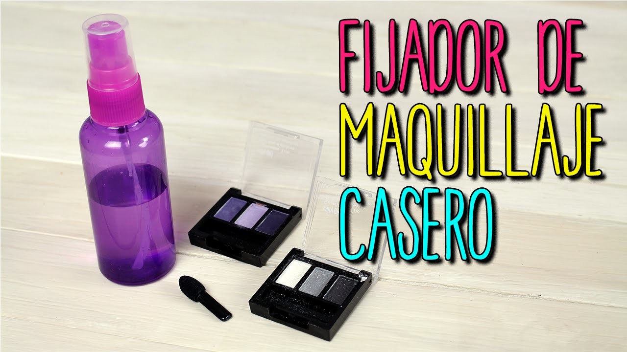 Fijador de Maquillaje Casero - Natural con Agua MIneral - Fix Plus DIY