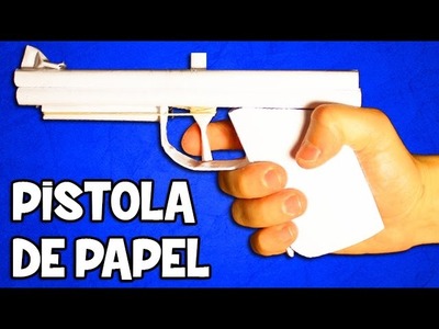 Pistola de Papel que Dispare | Pistola Casera Fácil y Potente