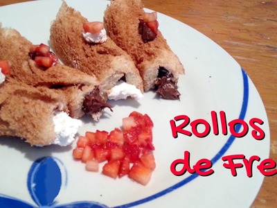 Rollos de fresa | Postres Faciles