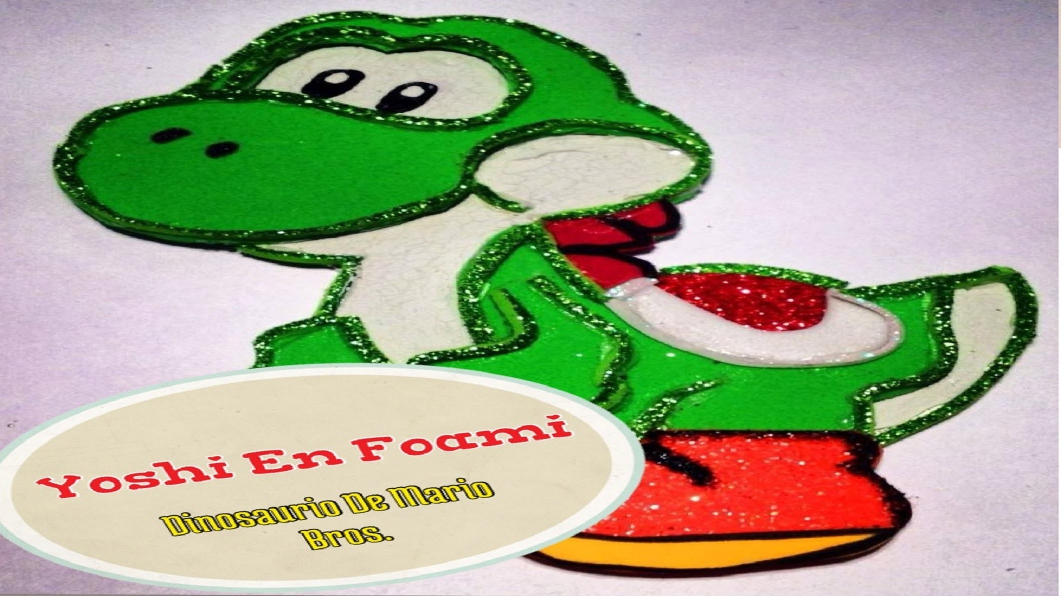 Yoshi En Foami (( Dinosaurio De Mario Bros ))