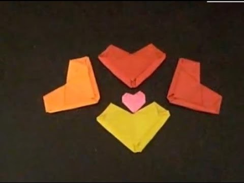 ¿como hacer un corazon de papel ?