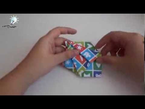 Cómo hacer una "caja estrella" con papel