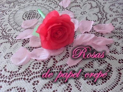 [DIA DE LAS MADRES] Rosas de papel crepé