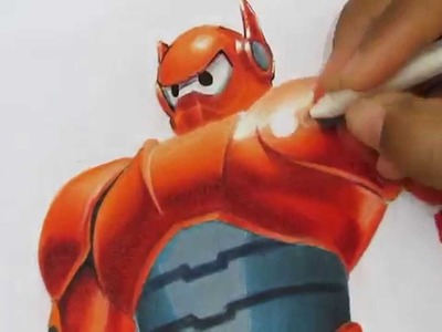 Dibujando a Baymax de Big Hero 6 - Disney