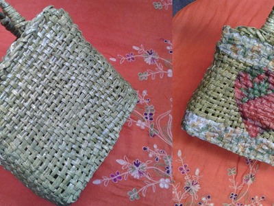 DIY:Decora.personaliza una canasta con servilletas de papel