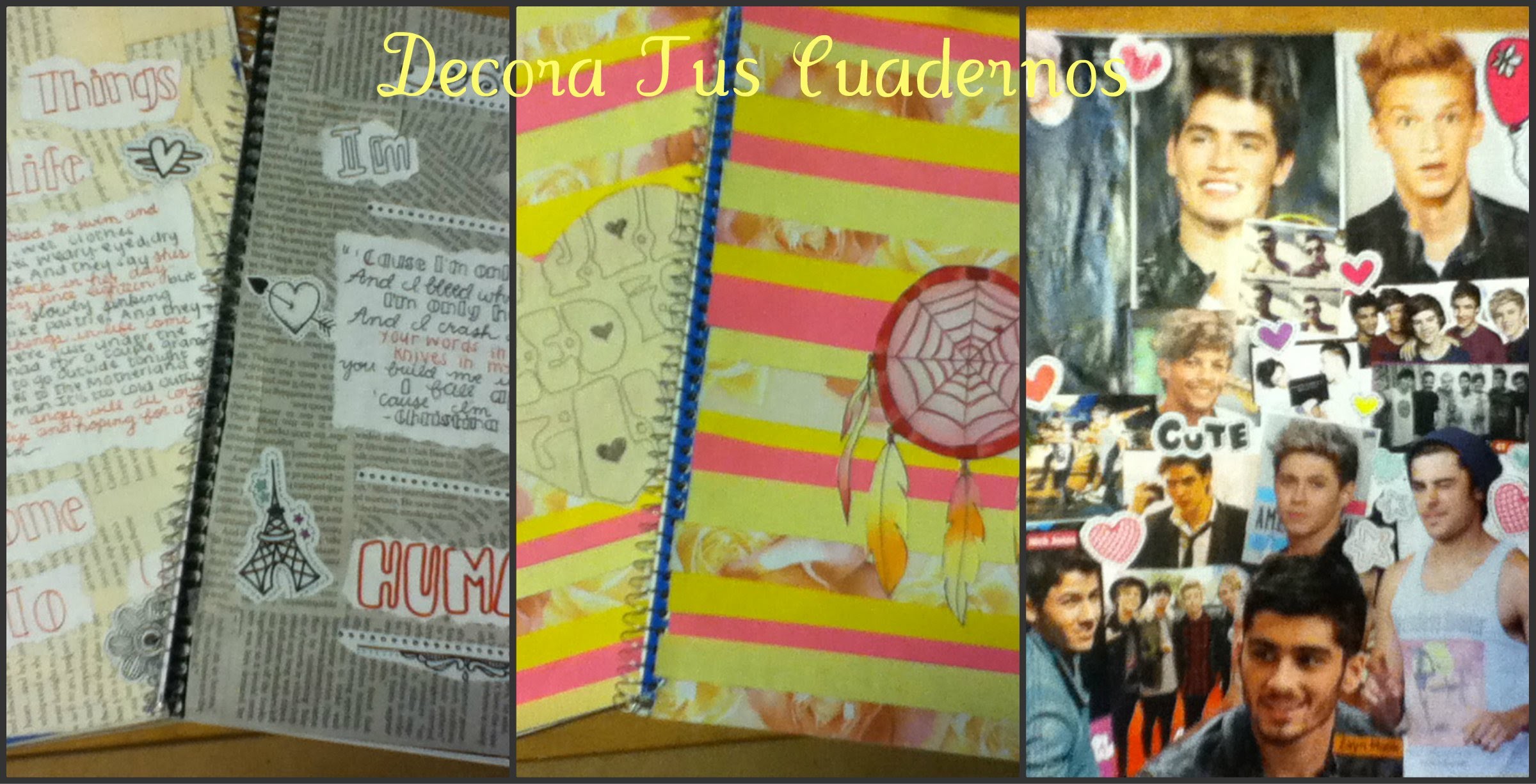 DIY: Decora Tus Cuadernos 3 Maneras Muy Faciles