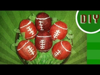 DIY: Mini football de cascaron de huevo