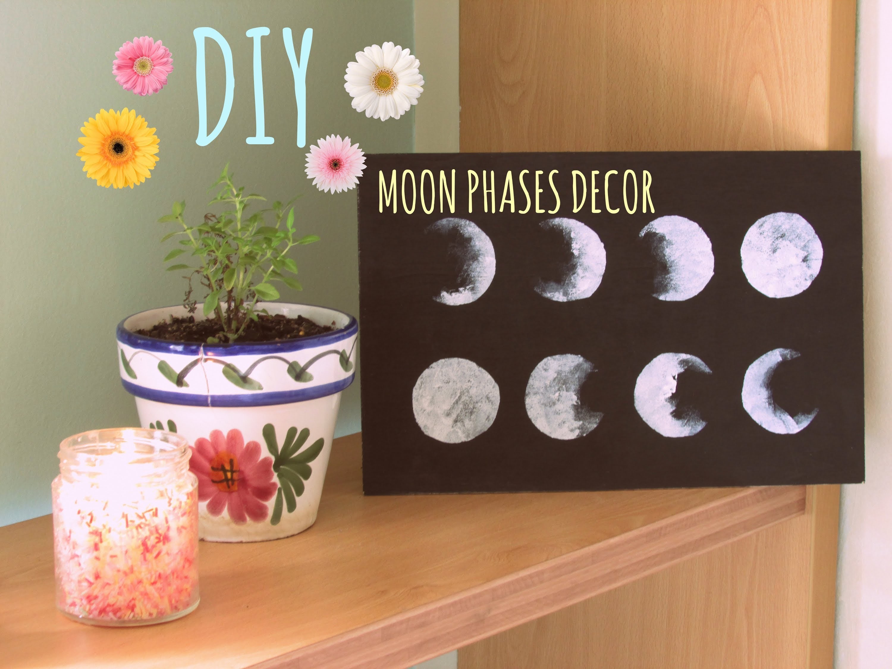 DIY | Moon Phases Decor ☾