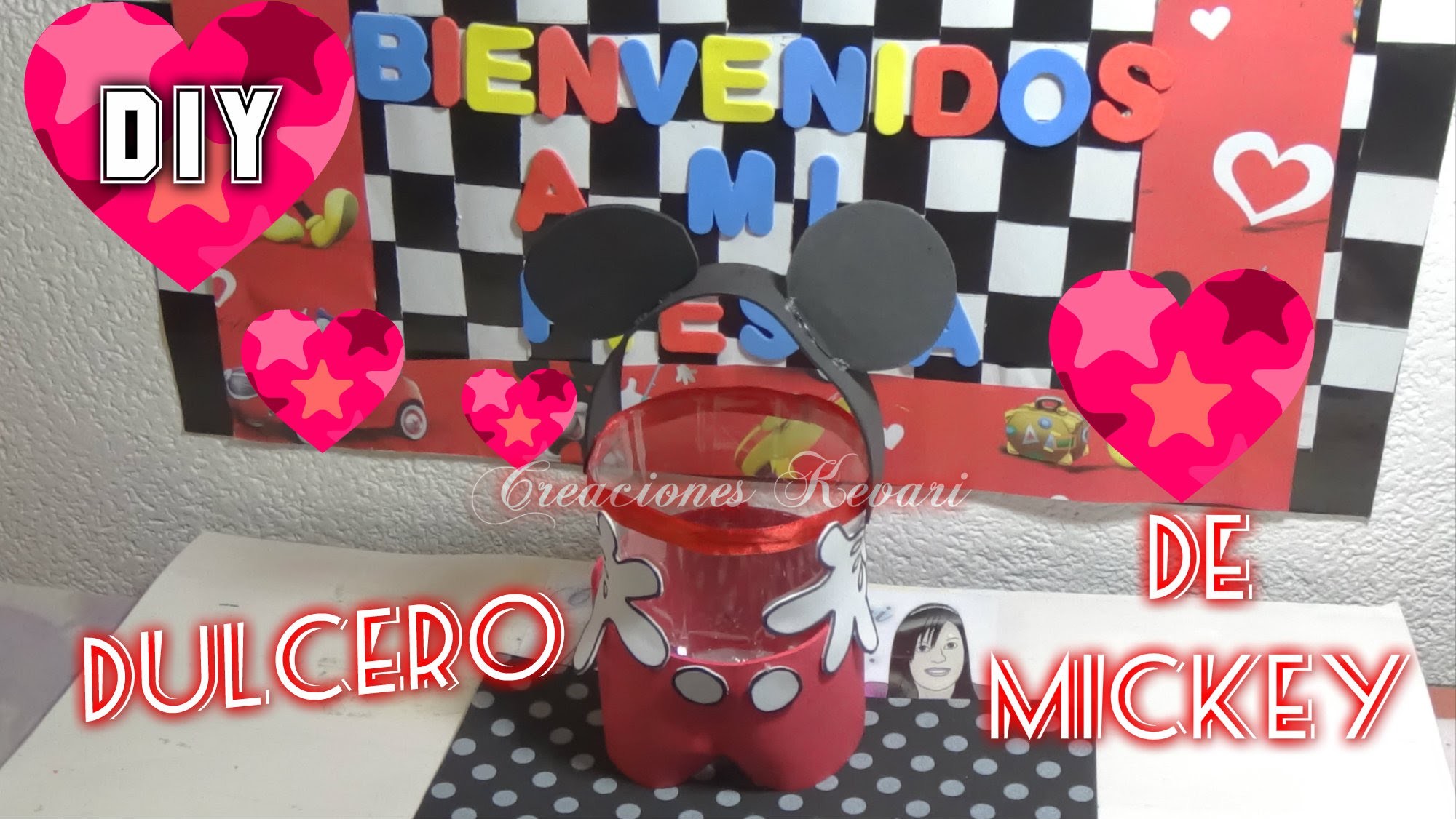 Dulcero de Mickey DIY Fiesta de Mickey