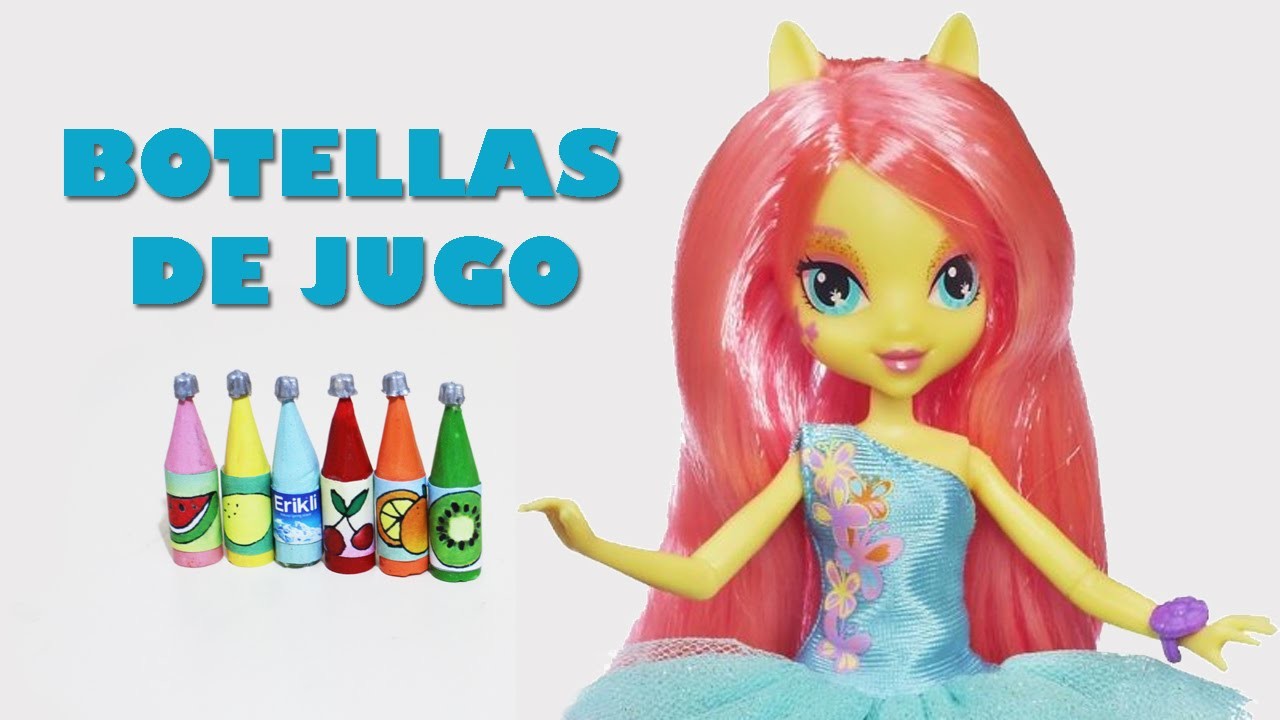 Manualidades para muñecas: Cómo hacer botellas de jugo para tus muñecas
