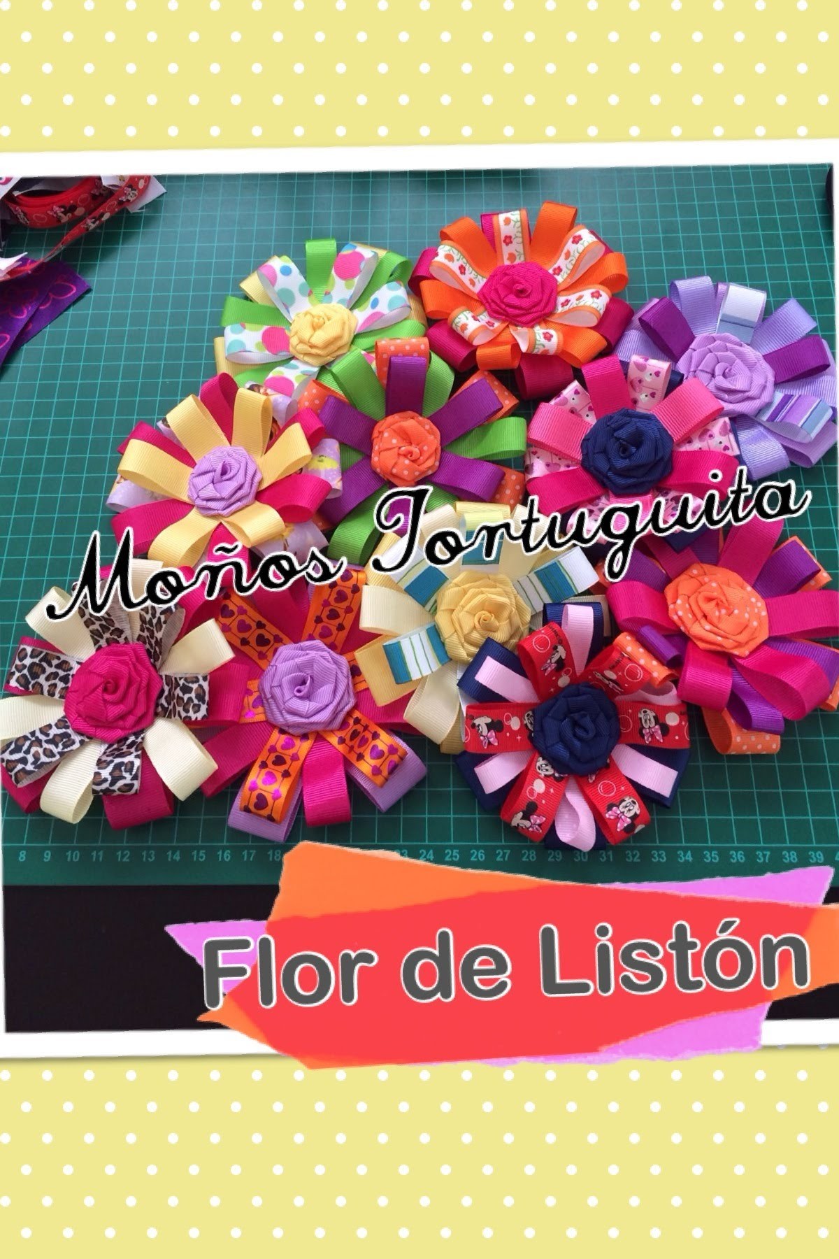 Moño Flor de Liston