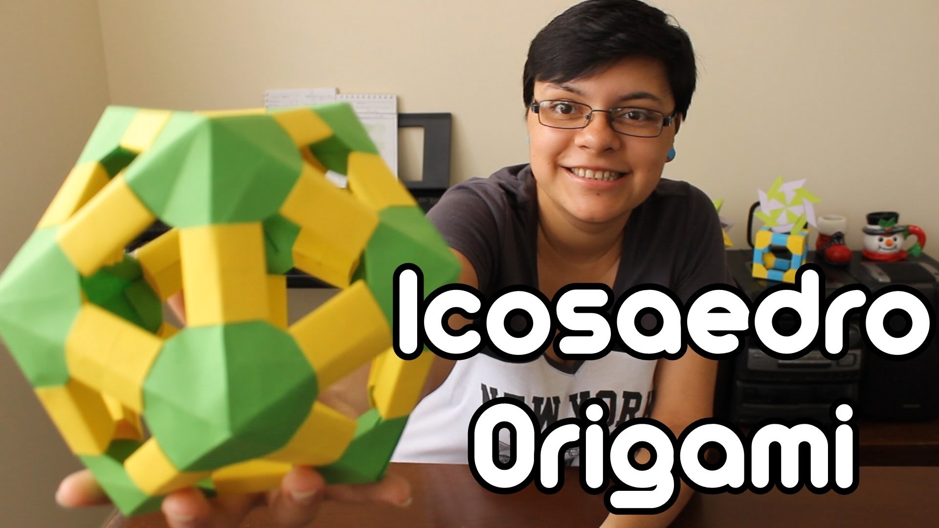 Origami Icosahedron. Icosaedro De Origami ¡TUTORIAL!