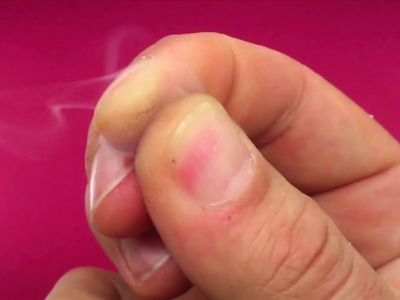 Sacar humo de los dedos, cómo se hace