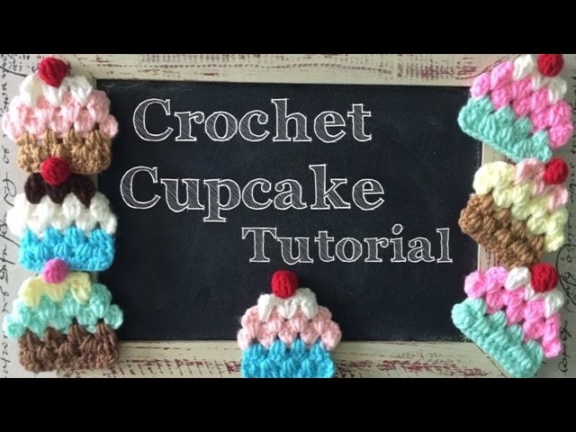 Tutorial: Cupcake a Crochet (estilo Granny) - Crochet Granny Cupcake (English Subtitles)
