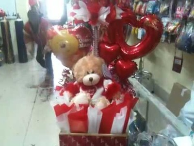 Arreglo hecho con globos para san valentin paso a paso by sd