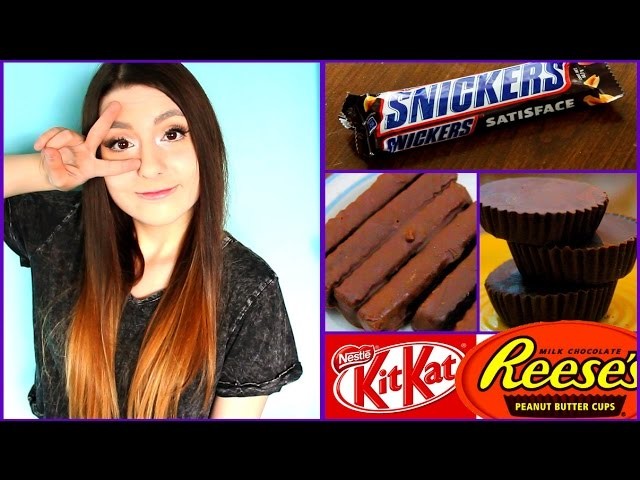 ¡Haz tus propios chocolates Snickers, Kitkat y Reese's fácil! - Raiza Revelles
