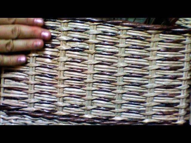 Combinacion del tejido indiano con una cuerda